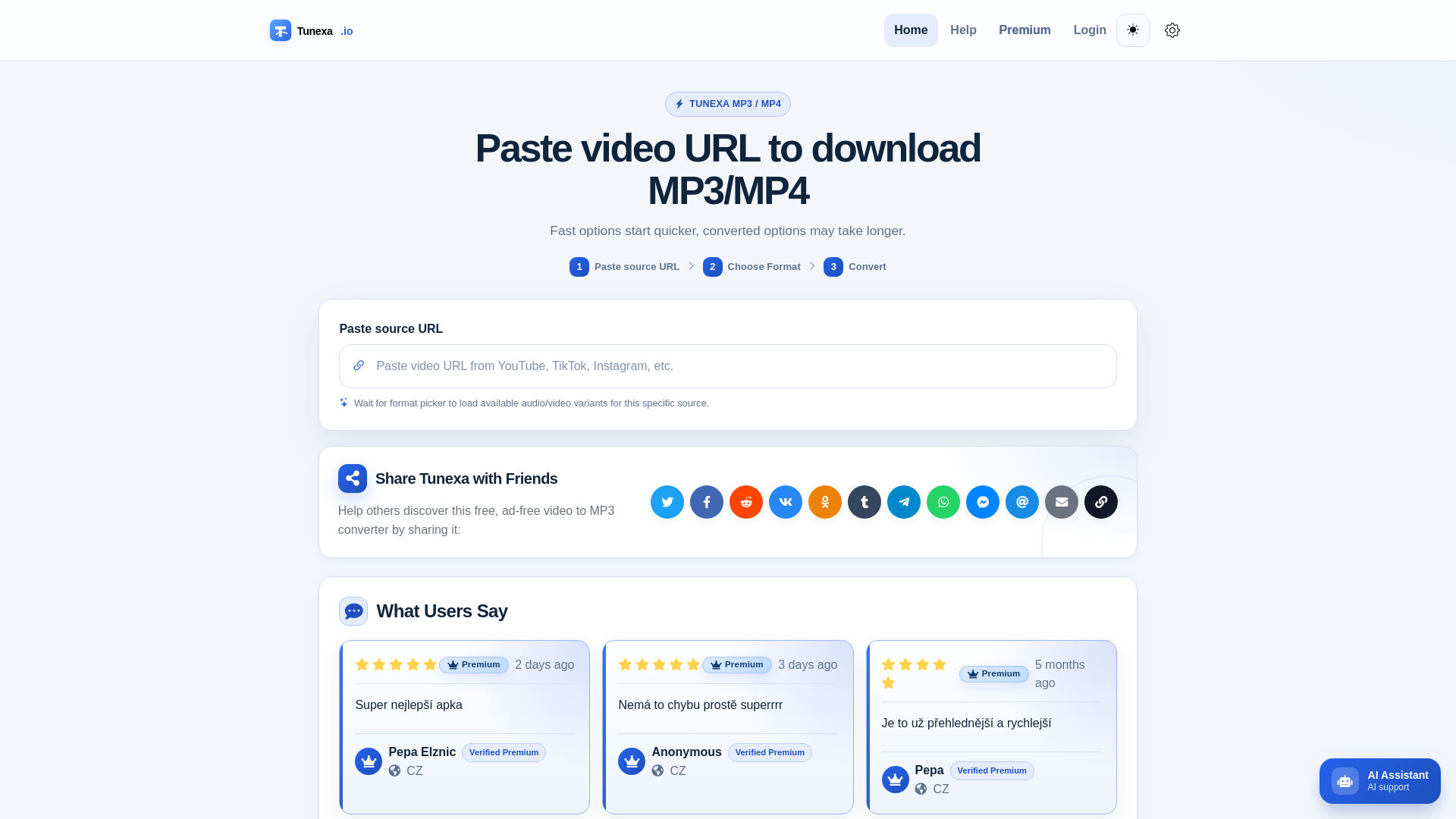 Screenshot captured for the displayed tunexa.io report