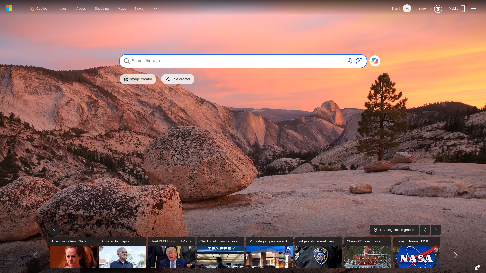 Screenshot captured for the displayed bing.com report